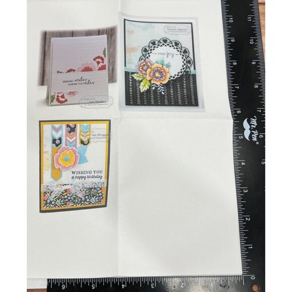 HTF Taylored Expressions Sending Smiles rubber stamp set Nancy McKinney SOTM07 - Picture 3 of 3